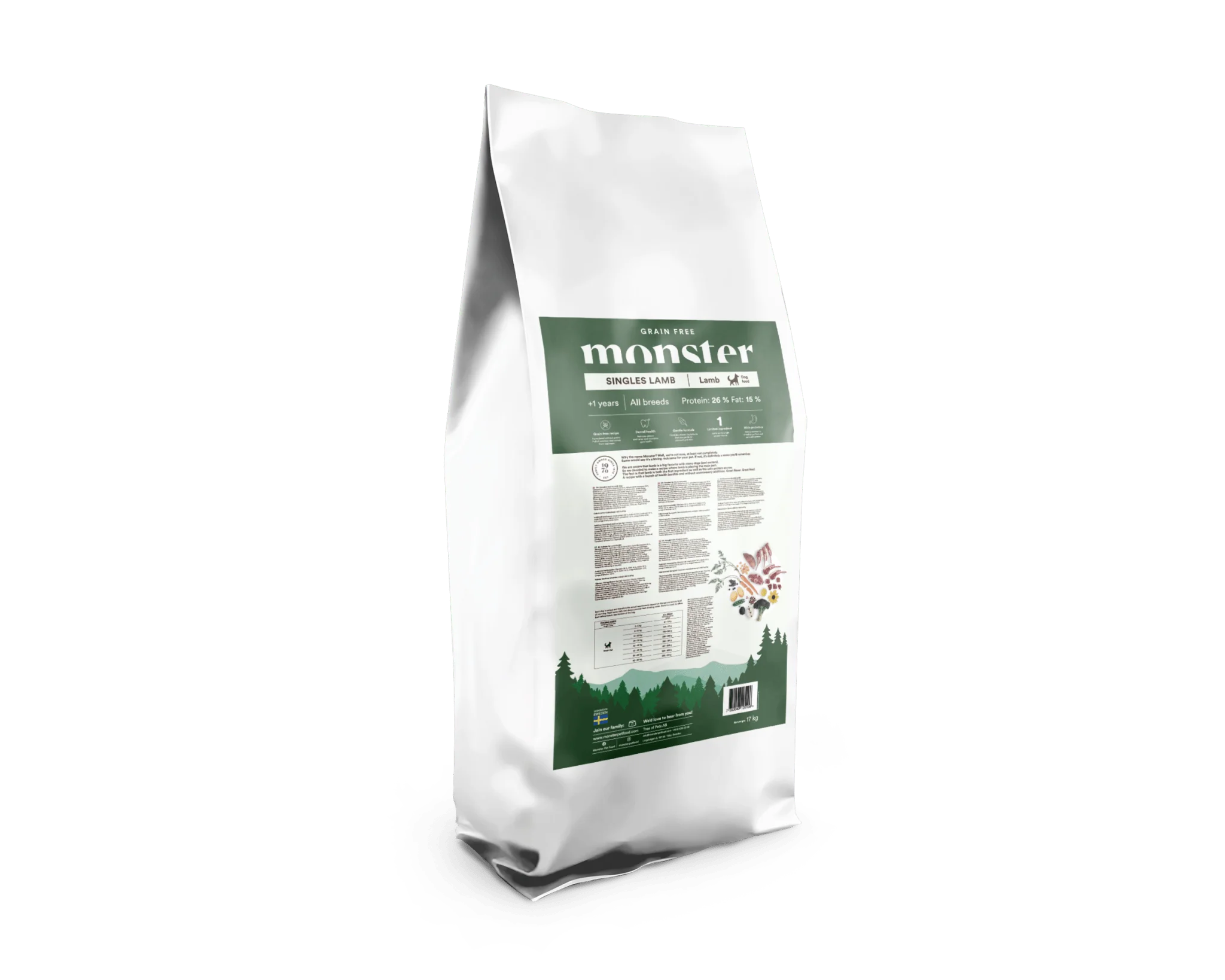 Monster Dog Grain Free Singles Lamb - Image 3