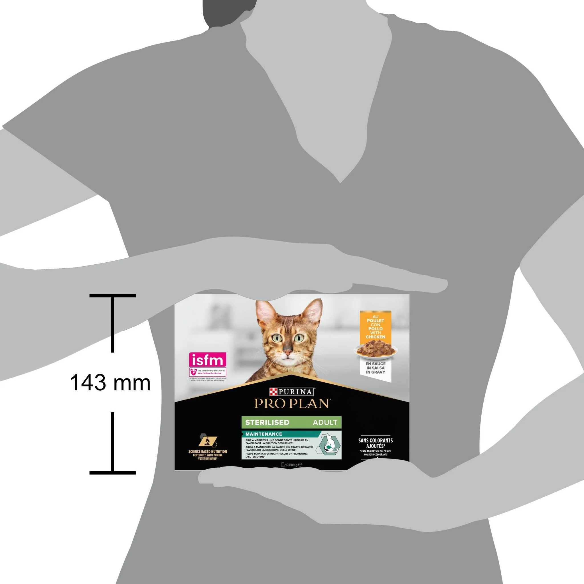 PURINA PRO PLAN Adult STERILISED MAINTENANCE med kyckling i sås - Image 3