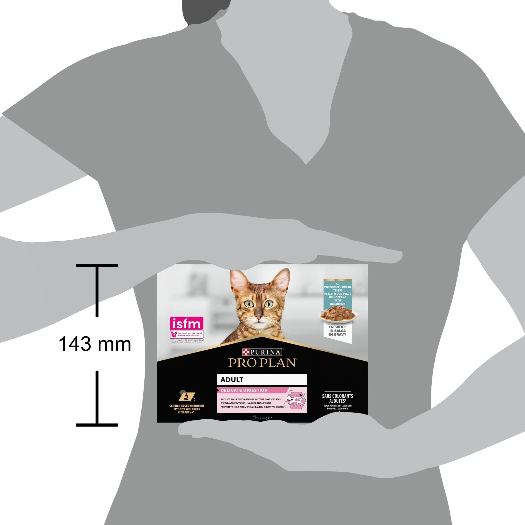 PURINA® PRO PLAN® Adult Delicate Digestion med havfisk i sås - Image 3